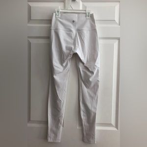 White Lululemon Align Leggings
